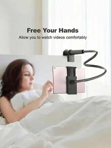 1 Giá đỡ điện thoại để bàn xoay 360 °, Giá đỡ điện thoại, Giá đỡ điện thoại dạng xoắn ốc, Thích hợp cho mọi điện thoại và máy tính bảng, Là trợ thủ đắc lực cho việc học tập, phát trực tiếp và xem phim, Giải phóng đôi tay - Nhiều màu - Xem 2