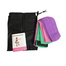 3pcs Resistance Bands Set - Free Storage Bag - Anti-Slip Elastic Stretch Bands, Suitable For Leg And Butt Lift, Body Stretching, Exercise, Yoga, Pilates Gym Accessories - -multicolor - View 10
