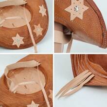 Leather Hat Lampião Maria Bonita Northeast Luiz Gonzaga - G - 查看 3