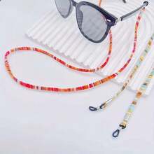 1 件新款波西米亚风格眼镜链、眼镜带、防丢失眼镜架、秋冬款、腰带、眼镜 - 彩色 - 查看 2