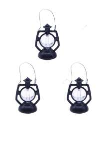 3pcs Plastic Material Kerosene Lamp Design Miniature Model Of Decoration House Suitable For Home Decoration DIY Ornaments Best Gifts Birthday