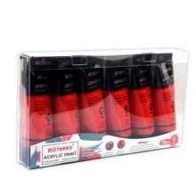 Motarro* 管装丙烯颜料，适合艺术初学者、业余画家、画布、岩石、木材、陶瓷（75 毫升 2.6 盎司）