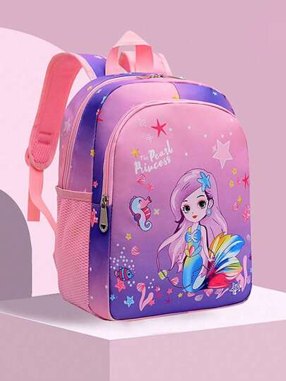 Mochila mini adorable de diseño de unicornio, mochila escolar de color arcoíris, mochila de dibujos animados Kawaii, bolso de hombro para niñas, mochila