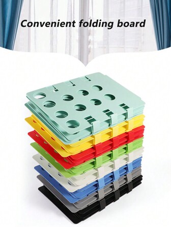 1 Slouchy Quick Folding Clothes Board, Short Sleeves, Pants, Shirt, T-Shirt, Jacket, Organizing Folding Board, Folding Board Dress Pants Shoes Jeans Boots Skirt,Spring,Minimalist,Summer Tops