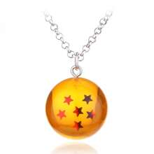 1 pieza de accesorio de anime de dragón de bola de fuego estilo caricatura, collar de dragón de bola con diseño de Sun Wukong de líneas 1-7, accesorio personalizado y de tendencia, apto para uso diario