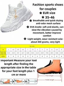 Zapatos deportivos de moda casual para mujer con colgante metálico con decoración de girasol, plataforma gruesa para uso al aire libre, tacón alto con amortiguación, zapatillas ligeras y transpirables de malla, puntera redonda con cordones, adecuados para uso diario, citas, trabajo, zapatos de plataforma blancos de - Blanco - Ver 5