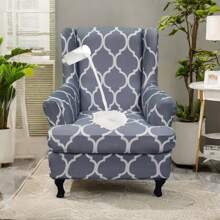 2pcs Waterproof Stretch Universal Tiger Chair Cover Protector Set, Tiger Print Pattern, Includes 1 Sofa Cover + 1 Cushion Cover Gifts Birthday Graduation