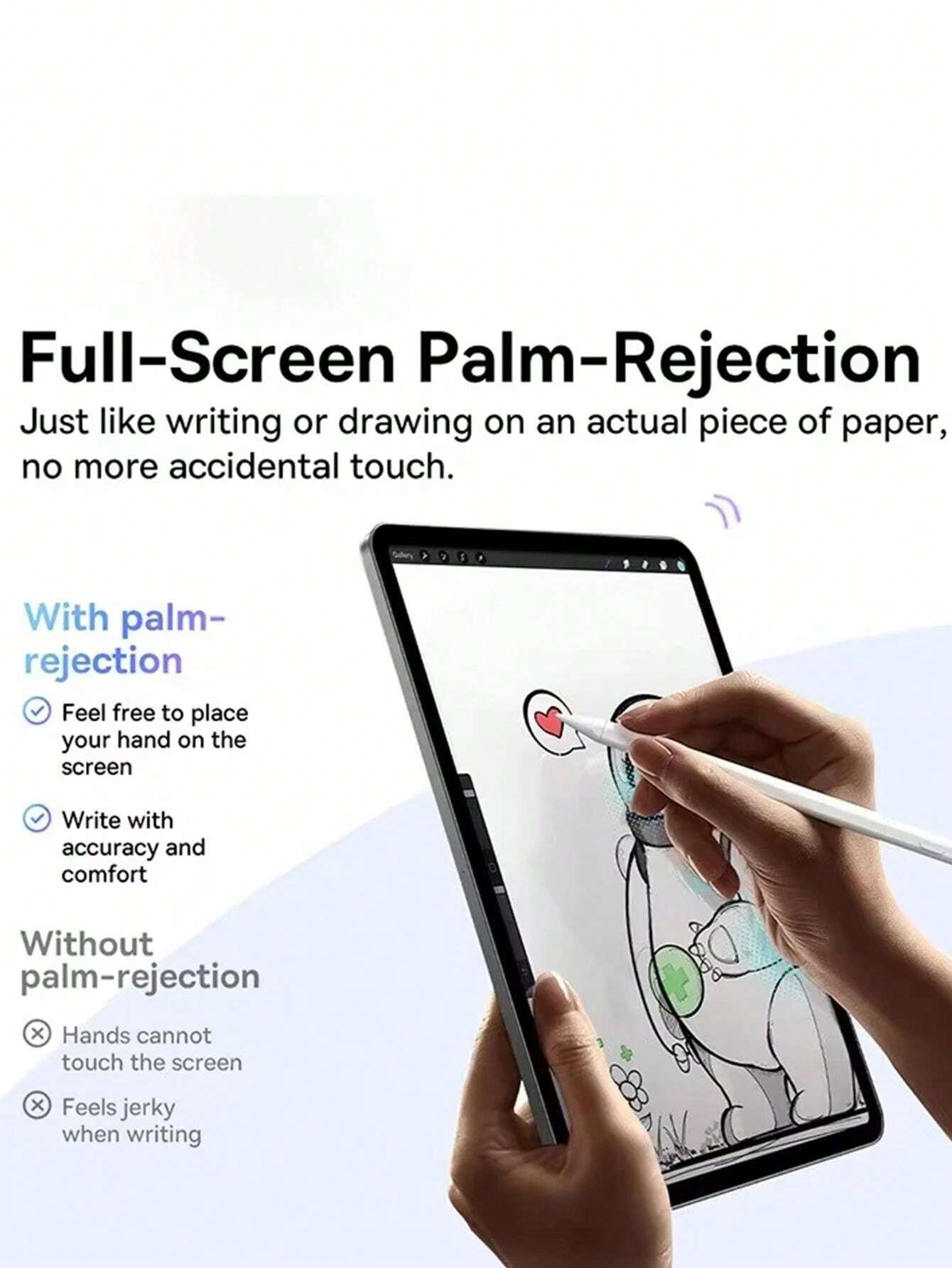 Stylus Pen Compatible With Apple Pencil Stylus Palm Repulsion Tilt