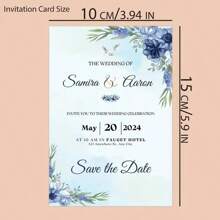 1pc/4pcs Custom Acrylic Wedding Invitations - Minimalist, Modern & Boho Styles | Waterproof & Fade-Resistant | Perfect For Engagements & Celebrations Back To School