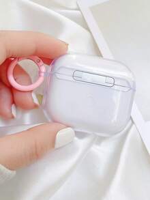 Strawberry Rabbit Design Transparent Protective Case Compatible With Airpods 2/3/Pro/Pro2/Pro3, Suitable For New 4 - Clear - View 4