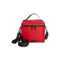 Lunch Tote Crossbody Insulated Chillin Designer Lunch Bag Box - Red - View 5