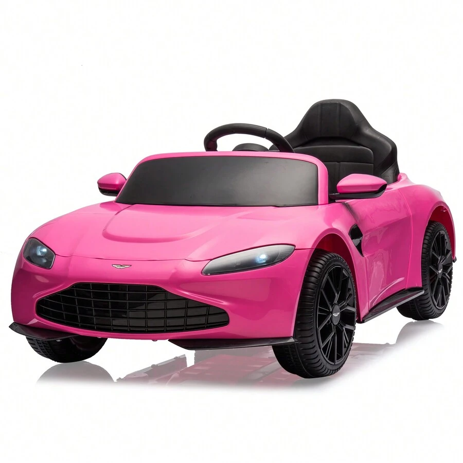12V Kids Ride On Car Licensed Electric Sports Car Toy For Toddles Battery Powered Car - 粉色 - 查看 1