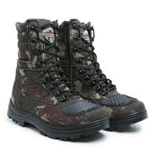 Unisex Camouflage Military Boot New Release - Army Green - View 2