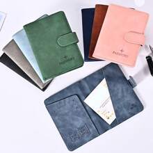 1PC Vỏ đựng hộ chiếu tùy chỉnh văn bản cá nhân, Tên số Hộp thư tùy chỉnh, Bao da PU bảo vệ hộ chiếu hút từ tính đơn giản Vỏ đựng hộ chiếu, Giá đựng vé, Giá đựng ID, Túi đựng ID, Túi đựng hộ chiếu du lịch trên máy bay Giá đựng thẻ tín dụng Tiền mặt, Phụ kiện ID du lịch cho học sinh trở lại trường - Một cỡ - Xem 4