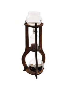 ZhdnBhnos ZhdnBhnos LINSIE Iced Coffee Cold Brew Drip Tower 600ML/20.29OZ Capacity Sharing Pot Cold Brew Coffee Maker 6 To 8 Cups, Ice Coffee Machine For Home Coffee Shops Offices(Brown) The Best Gift/Present For Family&Friends Happy Christmas