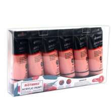 Motarro* 管装丙烯颜料，适合艺术初学者、业余画家、画布、岩石、木材、陶瓷（75 毫升 2.6 盎司）