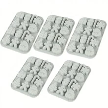 1pc, Christmas Chocolate Mold, 3D Silicone Mold, 14 Cavity Cake Mold, Pudding Mold, Baking Tools, Kitchen Gadgets, Kitchen Accessories Christmas Decor Christmas Party Favors Christmas Party Supplies Christmas Party Merry Christmas Christmas Eve Christmas Christmas Decorations Christmas Pajamas Christmas Gifts Christmas Decor