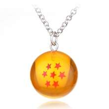 1 pieza de accesorio de anime de dragón de bola de fuego estilo caricatura, collar de dragón de bola con diseño de Sun Wukong de líneas 1-7, accesorio personalizado y de tendencia, apto para uso diario