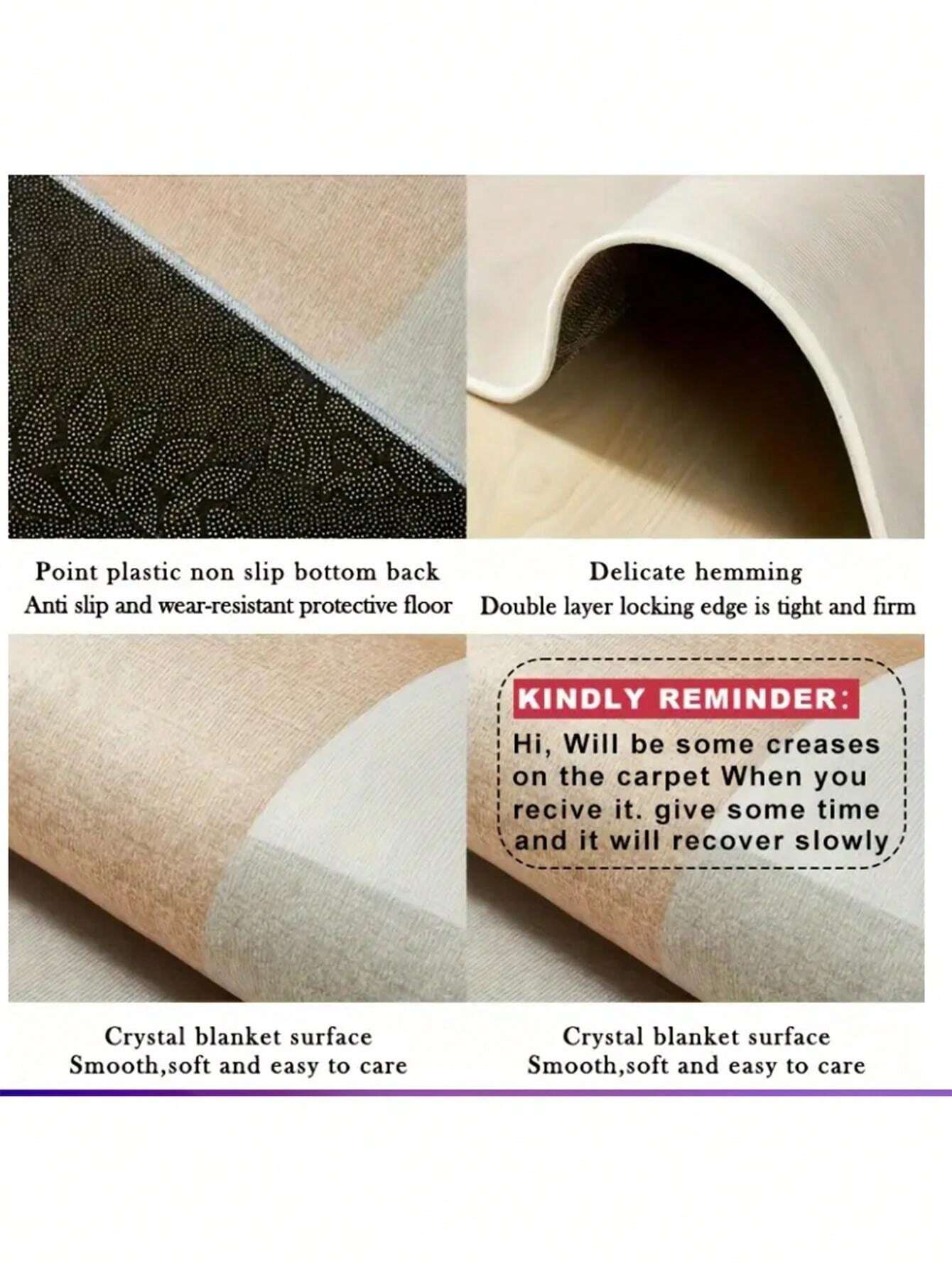 2024 New Luxury HighEnd Carpet For Living Room, Sofa, Coffee Table