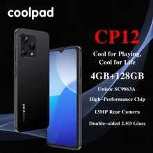 Coolpad COOL CP12 Android 13 6.517 英寸 HD+ 产品颜色：蓝色、黑色、银色 CPU：SC9863A 4+4GB 128GB 13 MP 三摄像头 4500mAh 电池 双 SIM 卡 4G 充电头 欧洲规格智能手机 - 黑色 - 查看 14