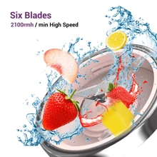 Multi-Functional Juice Cup  Blender Mixer,  Squeezer Press Machine Extractor Perfect For Vegetables, Fruits, And Milkshakes - Pink - View 2