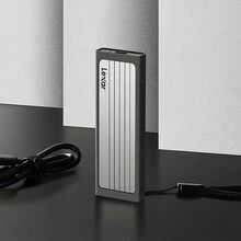 Lexar E6 M.2 NVMe 硬盘盒 USB3.2 Type-C SSD 固态硬盘盒 便携式硬盘盒 适用于 2280/2230/2260/2242 - 灰色 - 查看 8
