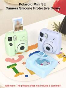 Soft Silicone Protective Case Cover Designed For Mini SE Camera, Scratch Resistant, Waterproof, Shockproof, Fit Perfectly - Multicolor - View 6