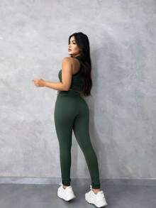 Suplex Power Straight Legging Pants - 綠色 - 查看 3