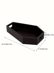 1 Stück Tablett in Sargform, gotischer Stil, für Wohnraum, Wohnzimmer, Büro Dekoration, Frauentag Party, Schulabschlusszeit, Halloween Geschenk, Aufbewahrung & Dekoration, Feiertagsgeschenk. Schwarze Holzschale zum Ablegen von Kristallen, Schmuck, Kerzen, ätherischen Ölen. Bestes Geburtstagsgeschenk, Wohndekoration, Schlafzimmerdekoration, Geburtstagsdekor, Küche, Badaufbewahrung, Hochzeitsdekoration, Schmuckkästchen, Aufbewahrungsbox, für Feiertage am Strand, Badezimmer Kollektion, Schlafzimmer Kollektion, große Kapazität