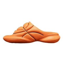 1 双男女款户外沙滩水上运动防滑人字拖，EVA 材质室内家居淋浴拖鞋，橙色情侣人字拖