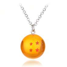 1 pieza de accesorio de anime de dragón de bola de fuego estilo caricatura, collar de dragón de bola con diseño de Sun Wukong de líneas 1-7, accesorio personalizado y de tendencia, apto para uso diario