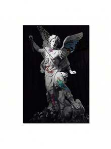 1pc Tượng David thời Phục Hưng của Michelangelo Tranh Canvas Nghệ Thuật Graffiti Tượng Điêu Khắc Thiên Thần Nghệ Thuật Pop Poster Trang Trí Nhà Tranh Treo Tường Không Khung - Nhiều màu - Xem 14