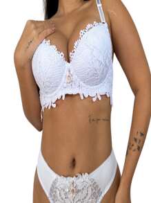 Imported Elisa Lingerie Set In Assorted Colors - 白色 - 查看 1