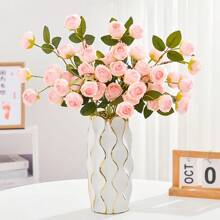 4 tipos de decorações de vasos, ornamentos, vaso decorativo grande de resina minimalista com acabamento em branco e dourado, adequado para decoração de quarto, decoração de casa, decoração de parede, decoração de aniversário, decoração de banheiro, decoração de escritório, decoração de casa, vaso de flores, vaso de vidro