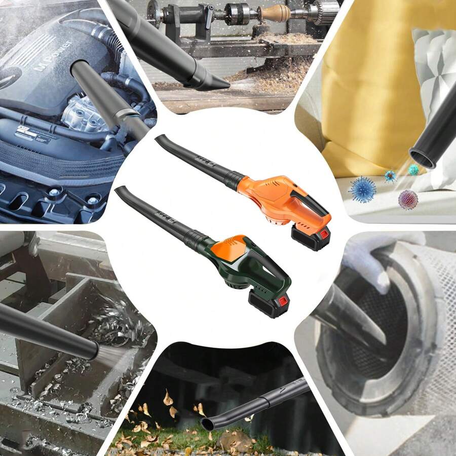 Cordless With Battery And Charger Electric Leaf Blower Battery