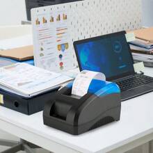 Impresora Térmica Tickets Pequeños De 58 Mm Usb Y Bluetooth, Fácil de usar y fácil de operar. Impresión rápida, texto claro, alta eficiencia de trabajo. Amplia gama de aplicaciones. - Negro - Ver 7