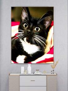 Adorable serie de gatos encantadora y cautivadora, nuevo kit de pintura de diamantes, cristal de rubíes redondos completos, bordado de mosaico de diamantes DIY, decoración de pared para el hogar, manualidad creativa, regalo - Multicolor - Ver 5