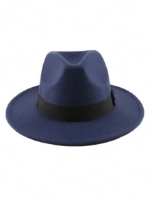 1 件女士时尚高端柔软羊毛毡心形帽，时尚各种链带装饰适用于帽子、软呢帽、草帽、新娘结婚帽、生日派对帽，男女通用 - 彩色 - 查看 15