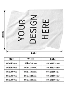 1pc Customized Personal Photo Flannel/Coral Fleece Blanket, Customize Name Logo Blanket, Customize Photo Blanket, Suitable For Wife, Husband, Couples, Father's Day, Mother's Day, Christmas, Halloween, Holiday Blanket, Family Pet Gift, Picture Memorial Blanket