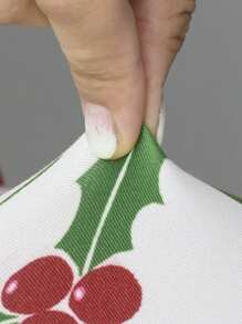 6 szt. Zielony świąteczny pokrowiec na krzesło na białym tle, świąteczne pokrowce na krzesła, wesołych świąt, pokrowiec na oparcie krzesła, rozciągliwy świąteczny pokrowiec na siedzenie, zmywalny, świąteczny pokrowiec na krzesło do jadalni, do kuchni, na przyjęcie świąteczne, drukowane pokrowce na krzesła do jadalni