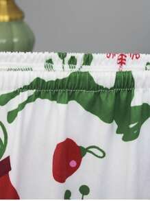 6 szt. Zielony świąteczny pokrowiec na krzesło na białym tle, świąteczne pokrowce na krzesła, wesołych świąt, pokrowiec na oparcie krzesła, rozciągliwy świąteczny pokrowiec na siedzenie, zmywalny, świąteczny pokrowiec na krzesło do jadalni, do kuchni, na przyjęcie świąteczne, drukowane pokrowce na krzesła do jadalni