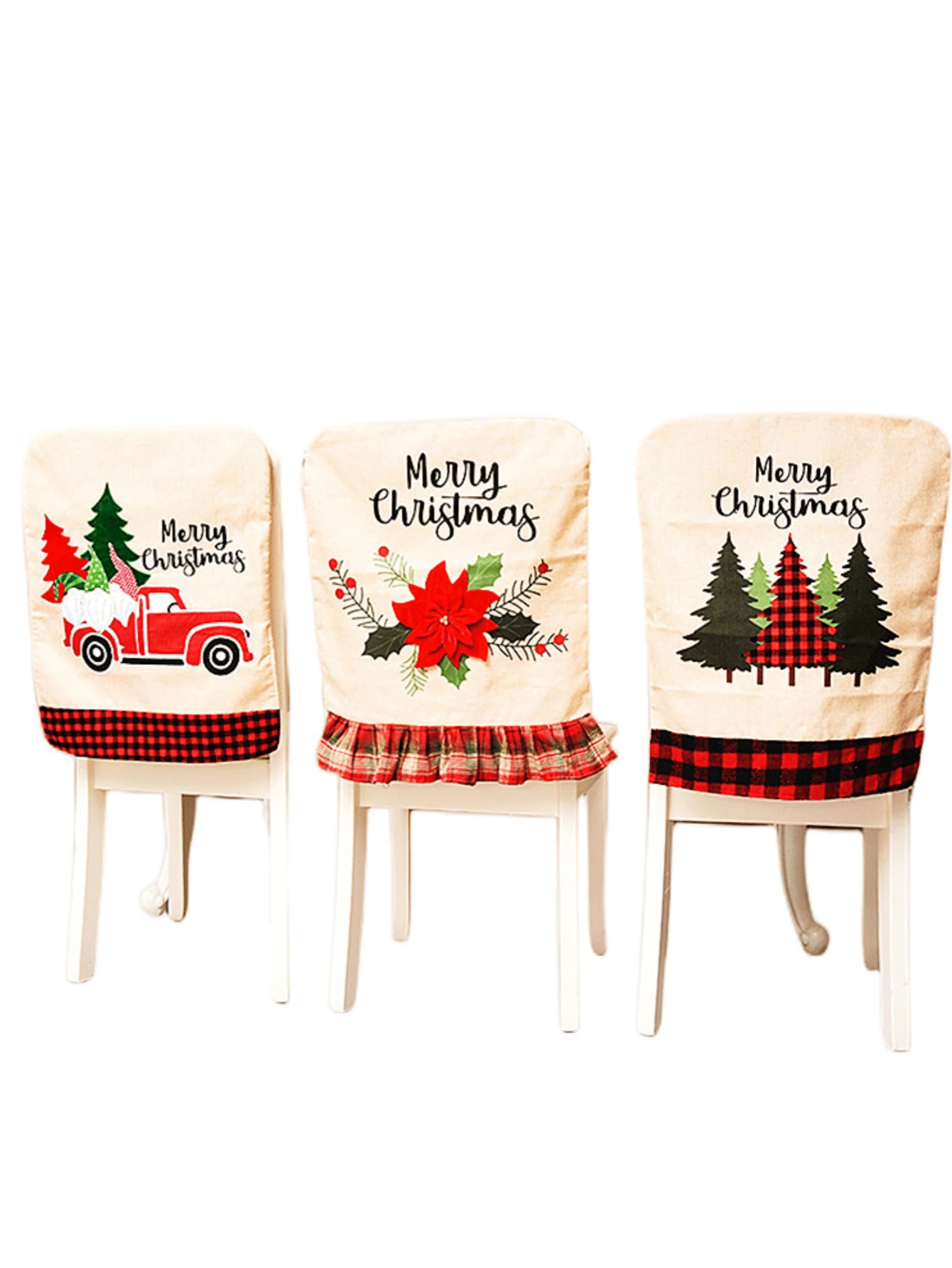 1pc Vật dụng trang trí Giáng sinh Forest Old Man Ghế ô tô Vỏ bọc ghế Vỏ bọc ghế Trang trí nhà Quà tặng tốt nhất - Nhiều màu - Xem 1