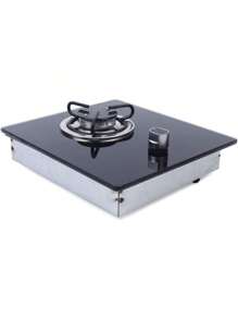 ZhdnBhnos LINSIE Boat Caravan RV Gas Cooktop GR-B001, RV Cooktop Stove, One Burner Drop-In RV Gas Stove With Tempered Glass Panel For Outdoor Kitchen Household RV Picnics The Best Gift/Present For Family&Friends Happy Christmas - màu đen - Xem 4
