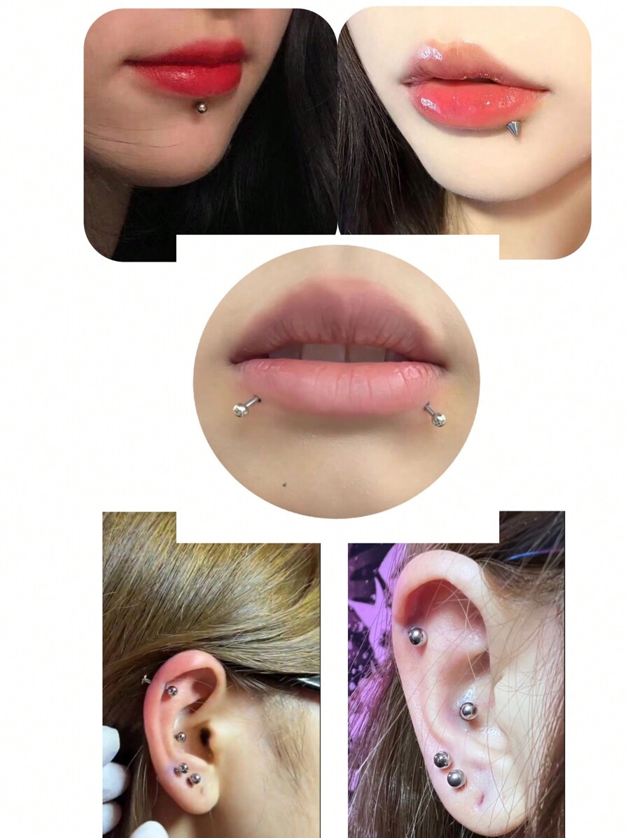 36110PCS MixedPack Piercing Kits For All Body Piercings Stainless