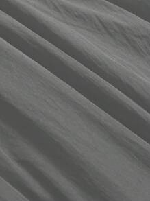 Saia Bubbly Feminina, Cintura Elástica com Bolsos, Saia Longa A-Line Sólida