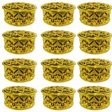 Florida Souvenir 12 Pieces - Round Jar With Gold Lid For Wedding Party, Wedding Gender Reveal Party - 金色 - 查看 4