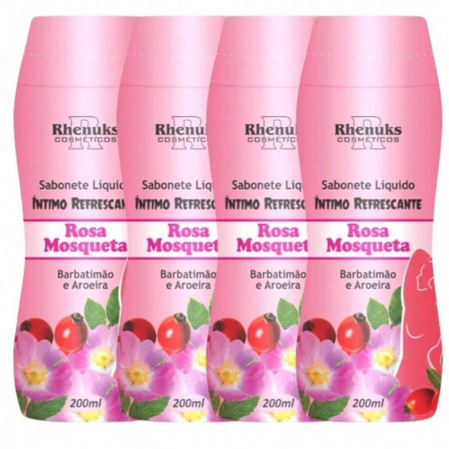 Kit 4 Refreshing Rosehip Intimate Soap 200ml - 彩色 - 查看 1