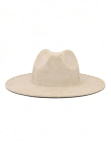 1pc zachte dameshoed, modieuze Britse stijl effen kleur platte pet, verschillende ketting- en riemdecoratiestijlen, geschikt voor bruiloft, vakantie, verjaardag, unisex, verstelbaar