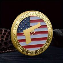 American Sniper Painted Commemorative Coin Collection Coin Embossed Tooth Fairy Coin Commemorative Medal - 金色 - 查看 5