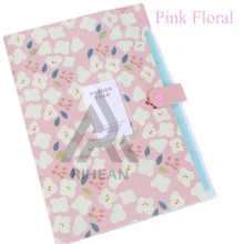 Floral File Folder, File Organizer, Expanding File Folders With Labels, Accordion File Organizer Letter Size For School, Office And Home, 6 Colors Optional - Multicolor - View 4